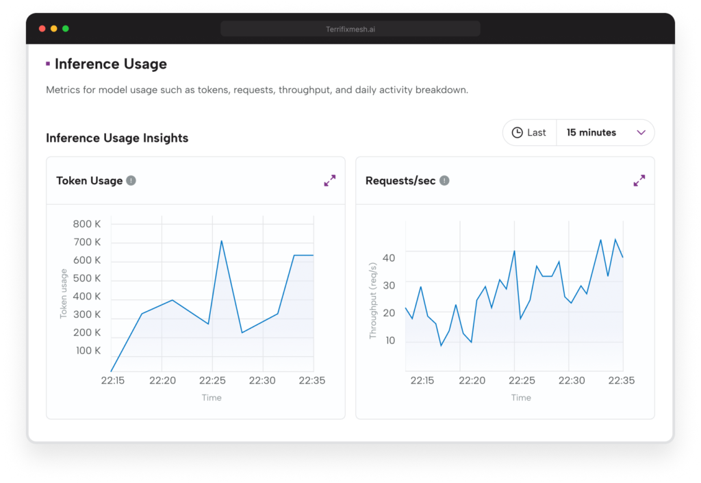 Inference metrics Tab Img