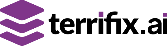 Purple dark logo terrifix.ai